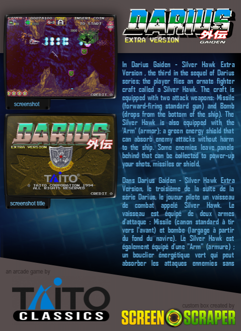 Darius Gaiden - Silver Hawk Extra Version - Dos