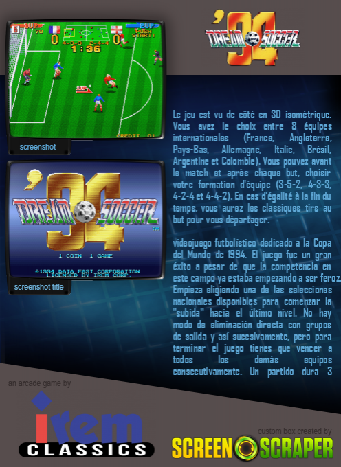 Dream Soccer '94 dos