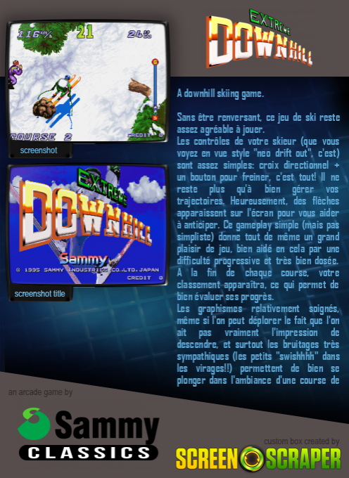 Extreme Downhill dos