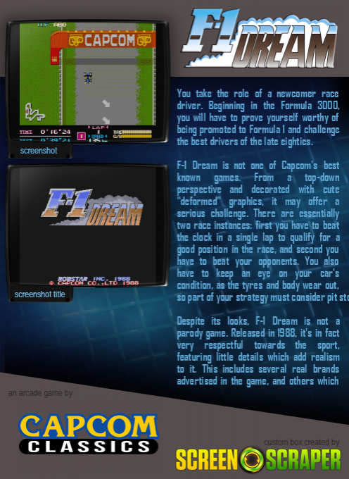 F-1 Dream - Dos