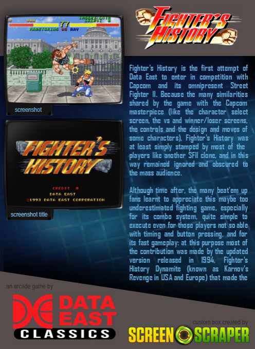 Fighter's History dos