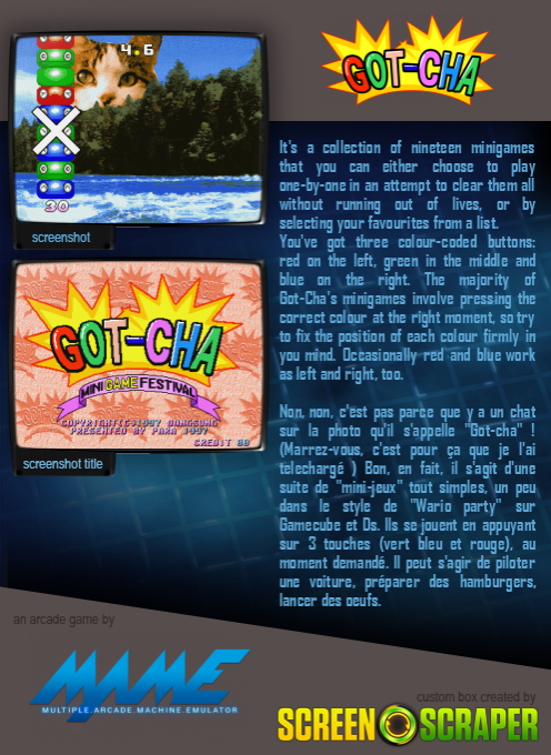 Got-cha Mini Game Festival - Dos