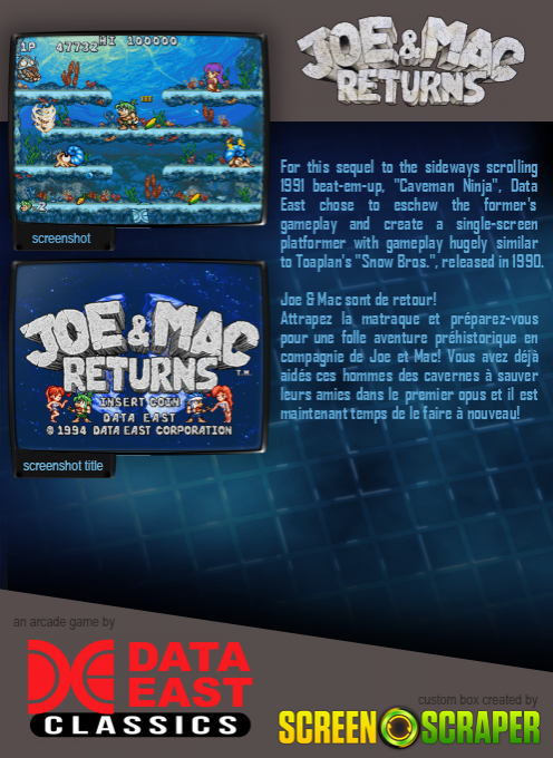 Joe & Mac Returns - Dos