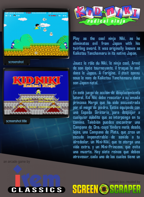 Kid Niki - Radical Ninja - Dos