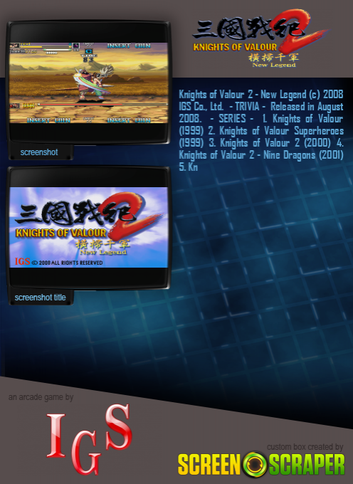 Knights Of Valour 2 New Legend dos