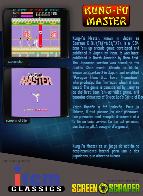 Kung-fu Master - Dos