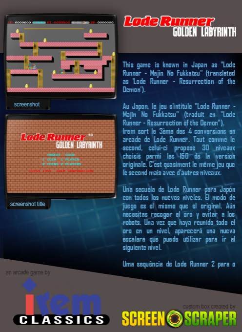 Lode Runner III - The Golden Labyrinth - Dos
