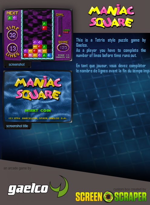 Maniac Square - Dos