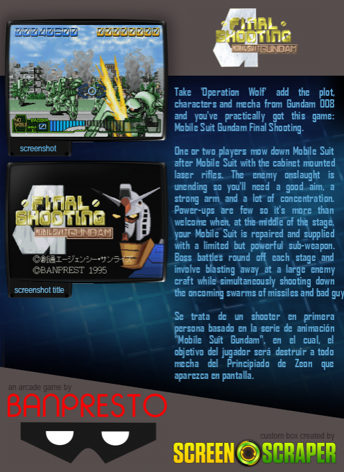 Mobile Suit Gundam Final Shooting - Dos