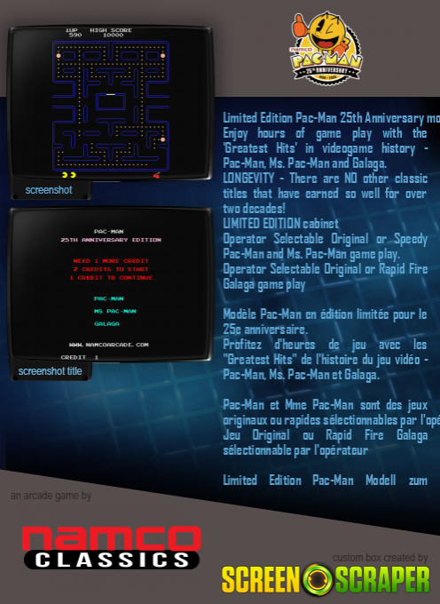 Pac-man - 25th Anniversary Edition dos