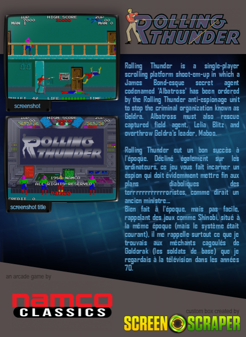 Rolling Thunder 2 - Dos
