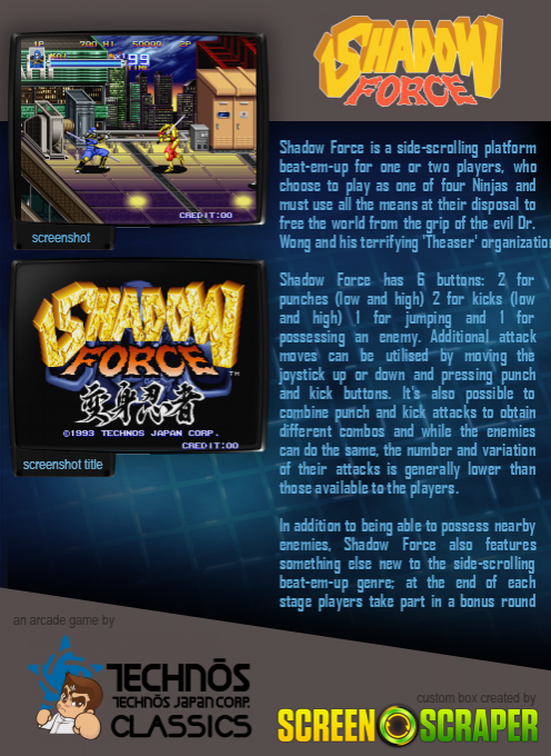 Shadow Force dos