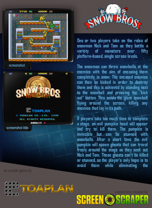 Snow Bros. : Nick & Tom - Dos