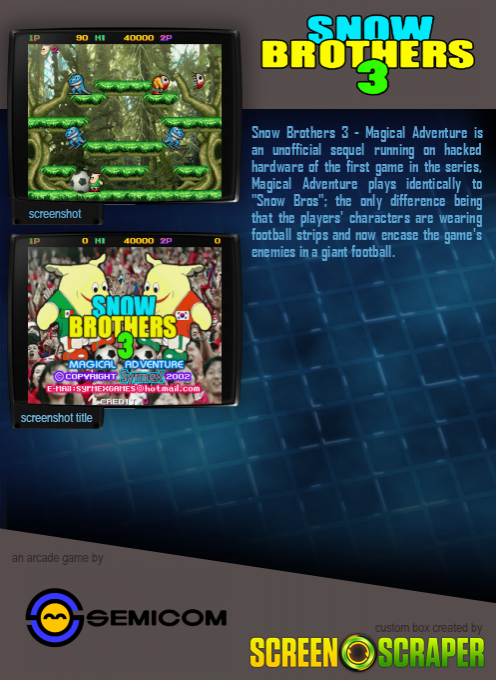 Snow Brothers 3 - Magical Adventure - Dos