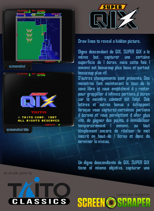 Super Qix - Dos