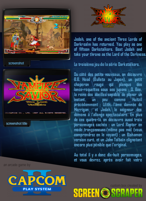 Vampire Savior 2 : The Lord of Vampire dos