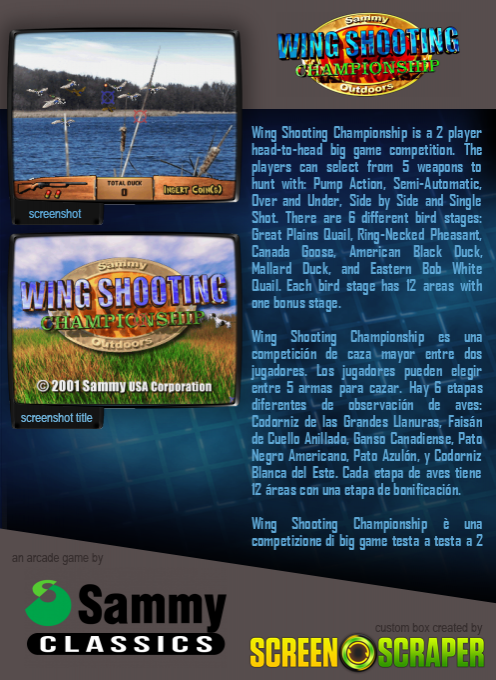 Wing Shooting Championship V2.00 - Dos