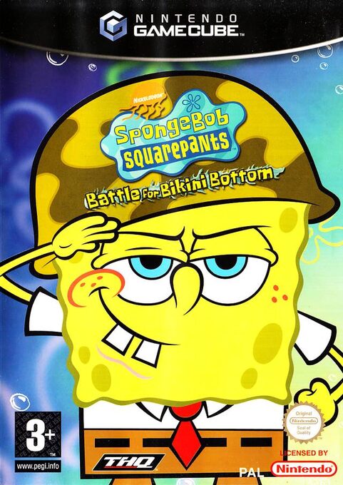 2 Games in 1 - Nickelodeon Bob L'eponge - Le Film & Nickelodeon Bob L'eponge - La Bataille de Bikini Bottom