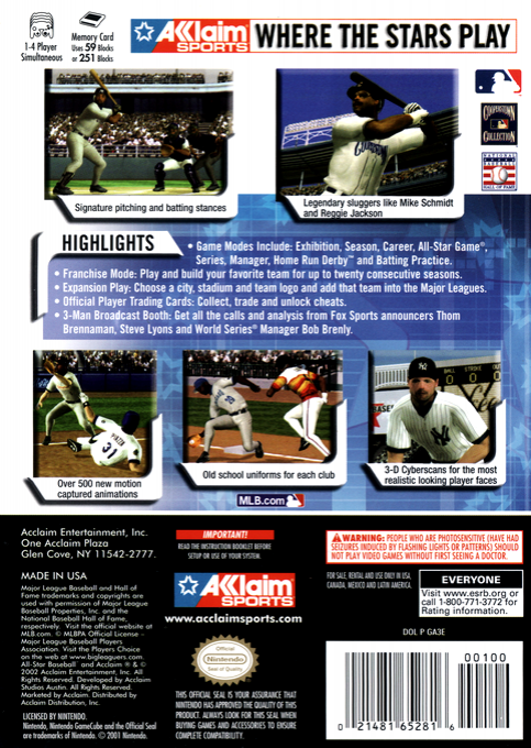 All-Star Baseball 2002 - Dos