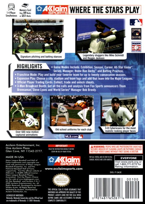 All-Star Baseball 2003 dos