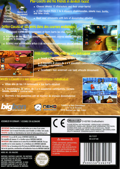 Cocoto Kart Racer dos