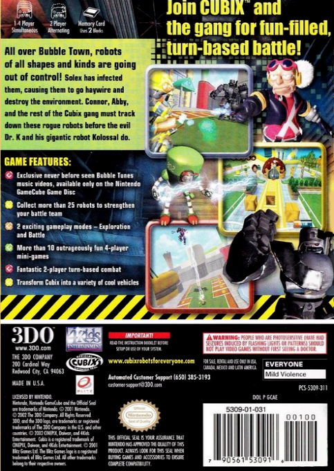 Cubix : Robots for Everyone - Showdown - Dos