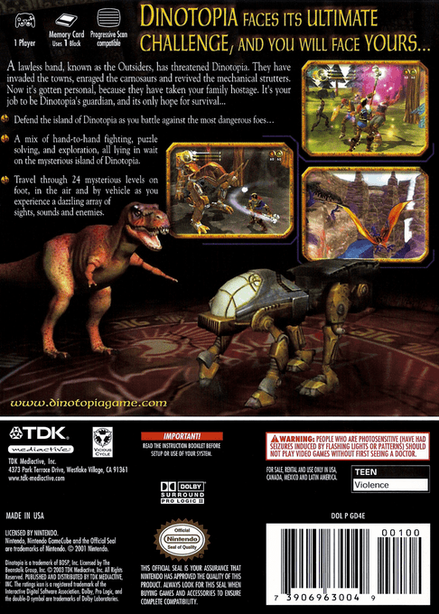 Dinotopia : The Sunstone Odyssey - Dos