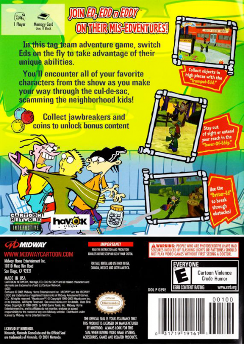 Ed, Edd n Eddy : The Mis-Edventures - Dos