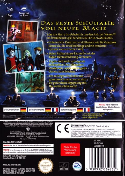 Harry Potter à l'école des sorciers dos