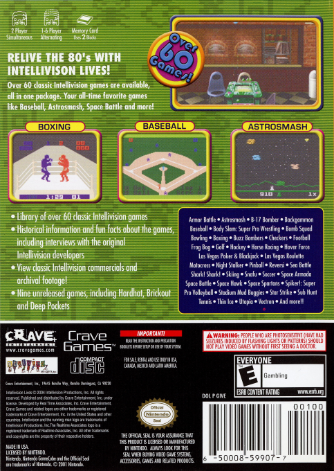 Intellivision Lives! - Dos