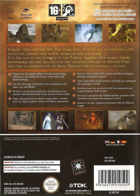 Knights of the Temple - Infernal Crusade dos