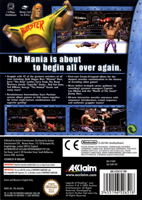 Legends of Wrestling II - Dos