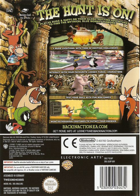 Les Looney Tunes Passent à l'Action - Dos