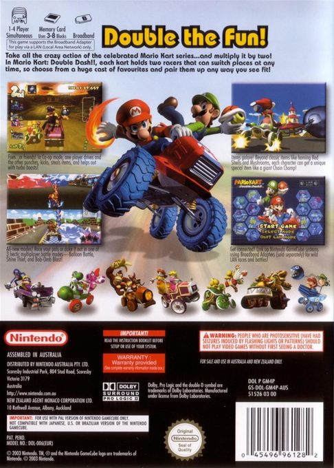 Mario Kart : Double Dash!! dos
