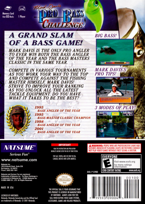 Mark Davis Pro Bass Challenge - Dos