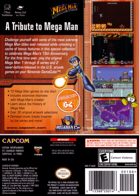 Mega Man Anniversary Collection - Dos