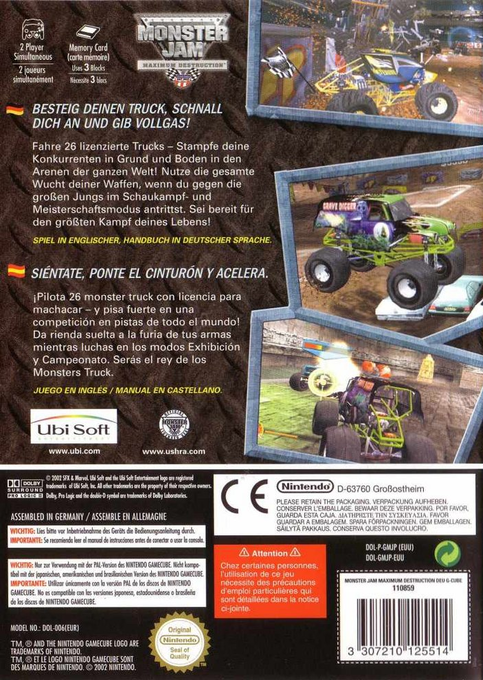 Monster Jam : Maximum Destruction - Dos