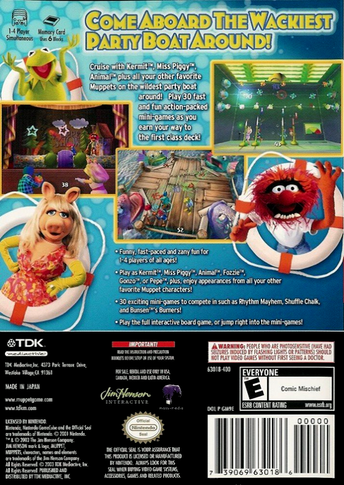 Muppets : Party Cruise - Dos