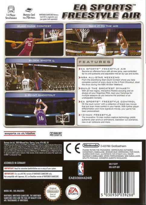 NBA Live 2005 dos