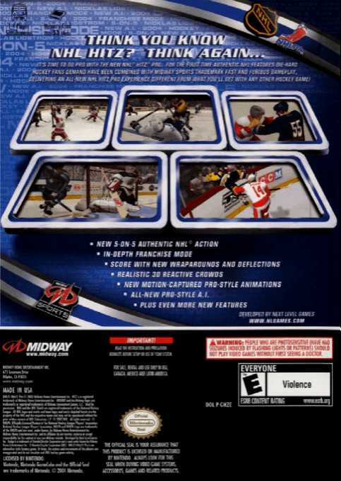NHL Hitz Pro - Dos