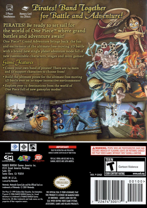 One Piece Grand Adventure - Dos