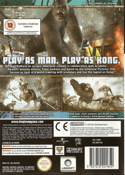 Peter Jackson's King Kong : The Official Game Of The Movie - Dos