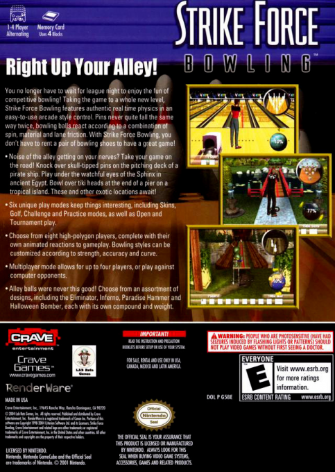 Strike Force Bowling - Dos