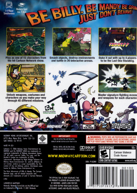 The Grim Adventures of Billy & Mandy - Dos