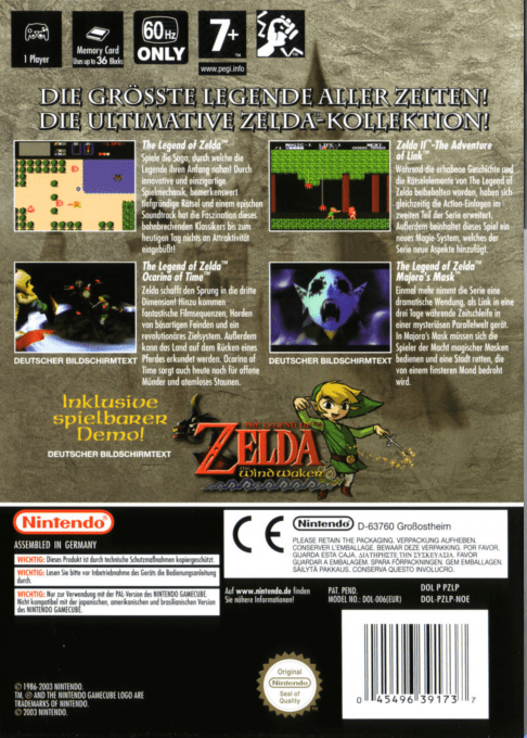 The Legend of Zelda : Collector's Edition - Dos