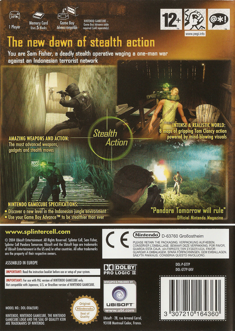 Tom Clancy's Splinter Cell : Pandora Tomorrow - Dos