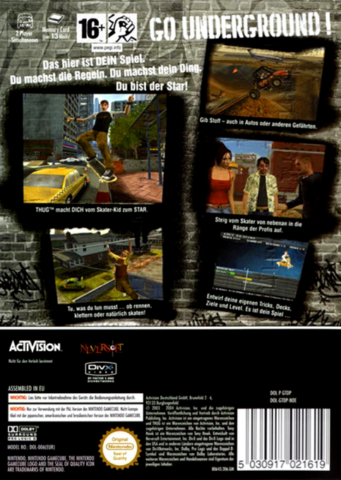 Tony Hawk's Underground 2 - Dos