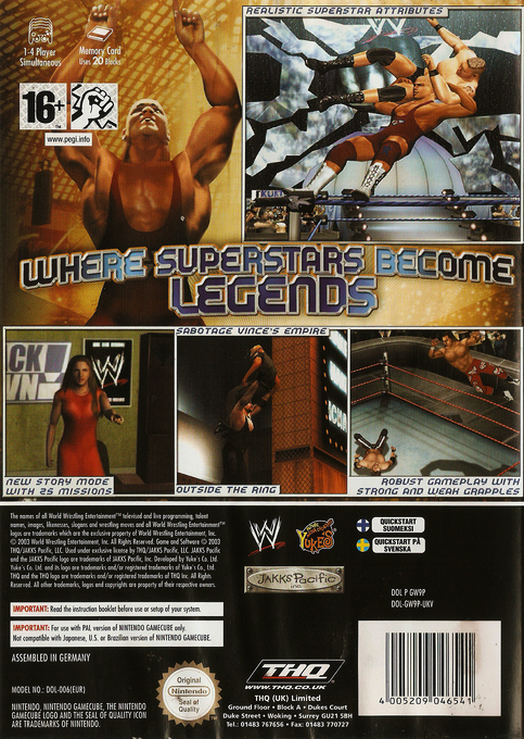 WWE WrestleMania X8 dos