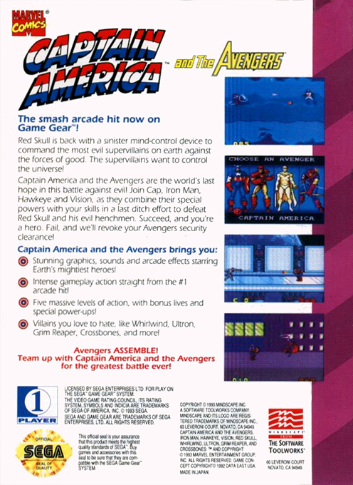 Captain America and The Avengers - Dos