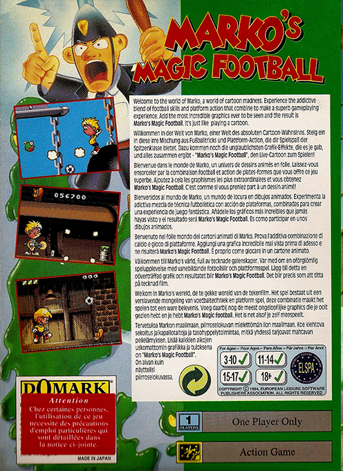 Marko's Magic Football - Dos